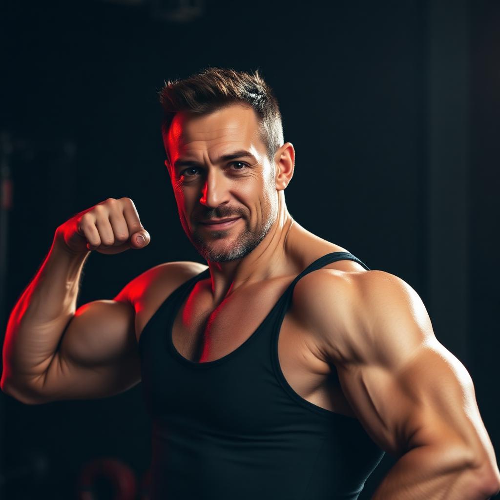Confident man after using IronPulseX
